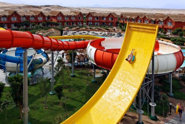 Enjoy the water park